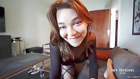 Brunette with big boobs and a nice ass is getting fucked