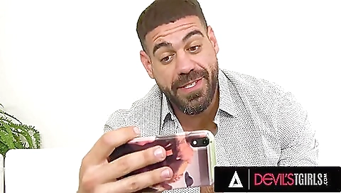 Big cock deepthroating creampie with a gorgeous brunette