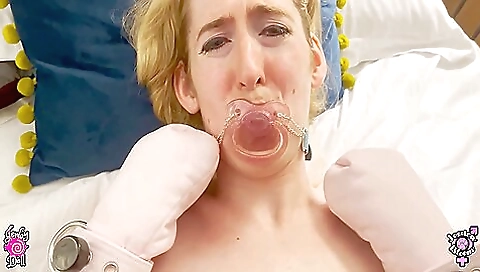 Hot bdsm video with a blonde girl having a good time