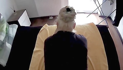 Mature shemale gets fucked in her ass by a young dude