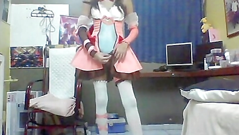 Magical dicks in sexy lingerie and a very hot brunette