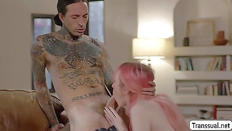 A gorgeous blonde with a great booty is fucked by a guy