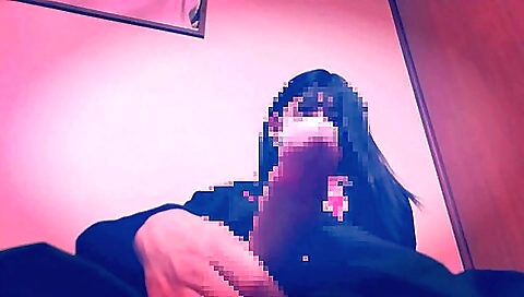 Asian girl has her pussy and face rubbed for a video